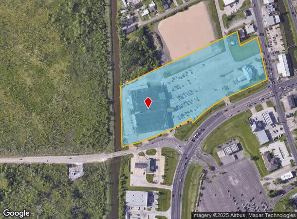  5818 W Main St, Houma, LA Parcel Map