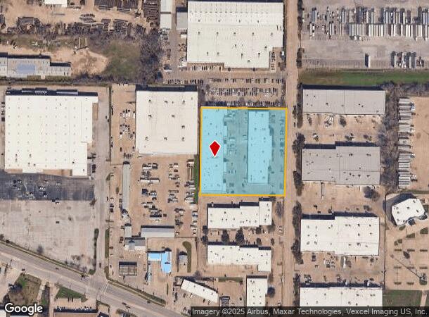  10615 Newkirk St, Dallas, TX Parcel Map