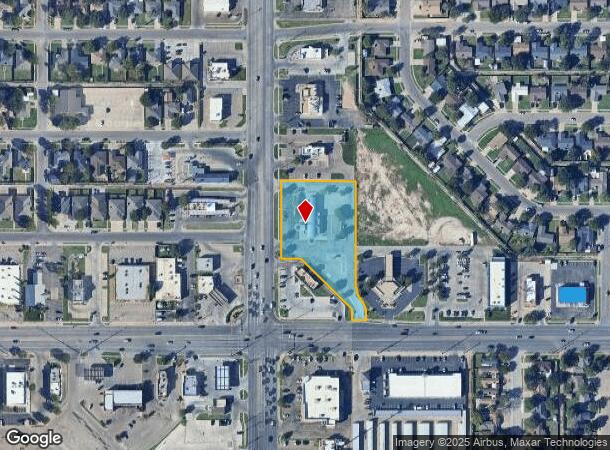 8009 University Ave, Lubbock, TX Parcel Map