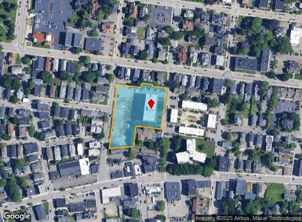 11 Sever St, Worcester, MA Parcel Map