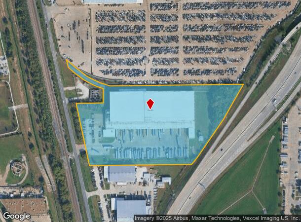 16110 E Hardy Rd, Houston, TX Parcel Map