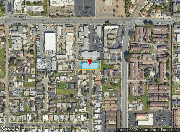  1235 Pierre Way, El Cajon, CA Parcel Map