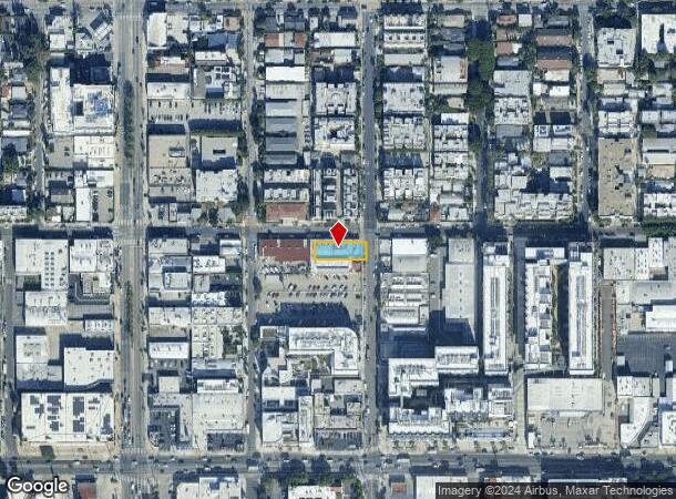  1161 N Las Palmas Ave, Los Angeles, CA Parcel Map