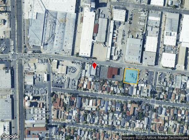  3580 Fruitland Ave, Maywood, CA Parcel Map