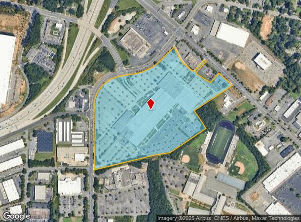  3201 Freedom Dr, Charlotte, NC Parcel Map