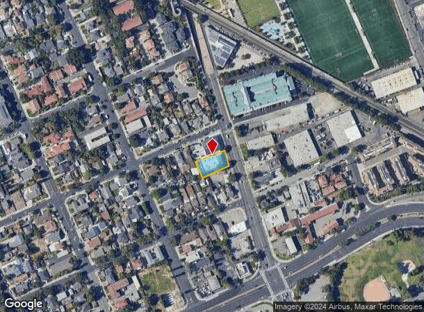  1650 Lafayette St, Santa Clara, CA Parcel Map