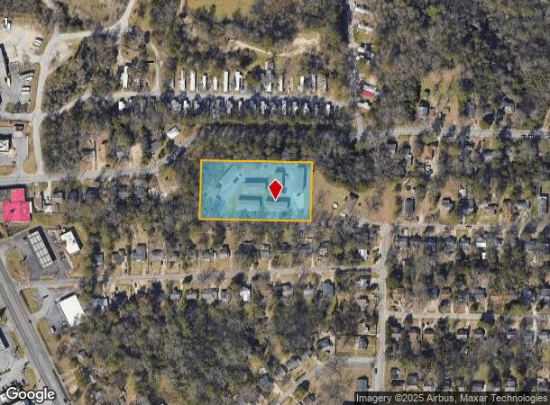 1335 Hartley St, Macon, GA Parcel Map