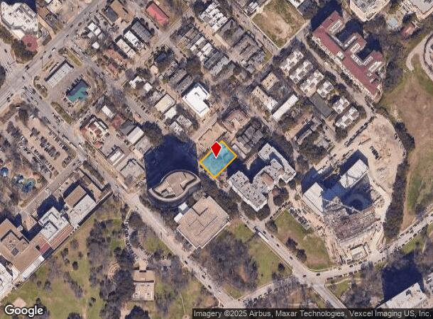  3524 Fairmount St, Dallas, TX Parcel Map