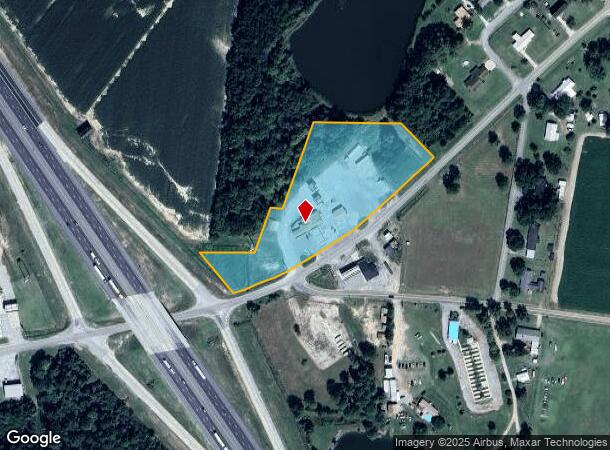 1261 Bussey Rd, Sycamore, GA Parcel Map