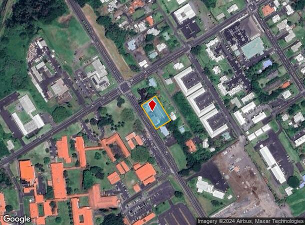  1377 Kapiolani St, Hilo, HI Parcel Map