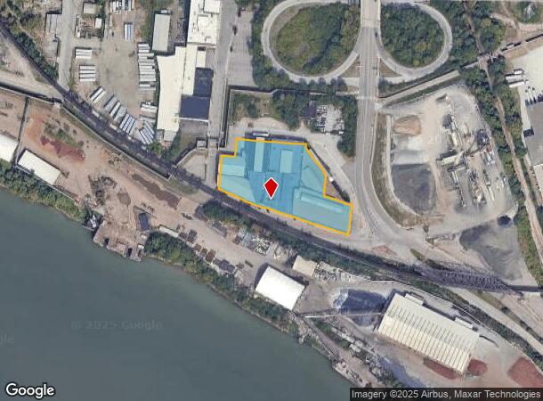 1050 Mehring Way, Cincinnati, OH Parcel Map