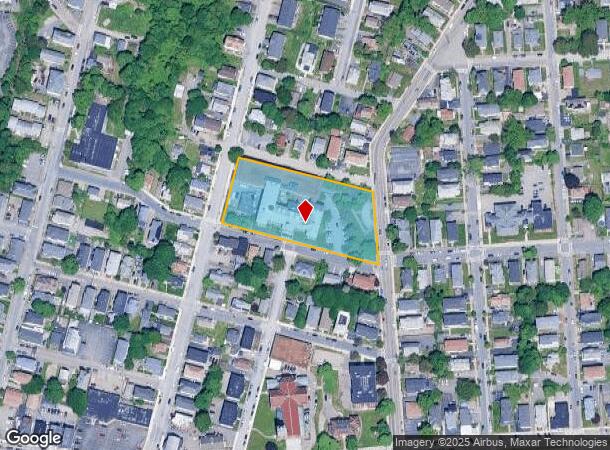 101 Plantation St, Worcester, MA Parcel Map