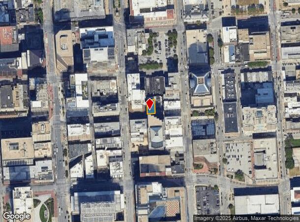  206 E Redwood St, Baltimore, MD Parcel Map