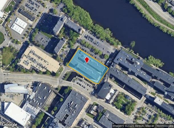 1 Merrimack Plz, Lowell, MA Parcel Map