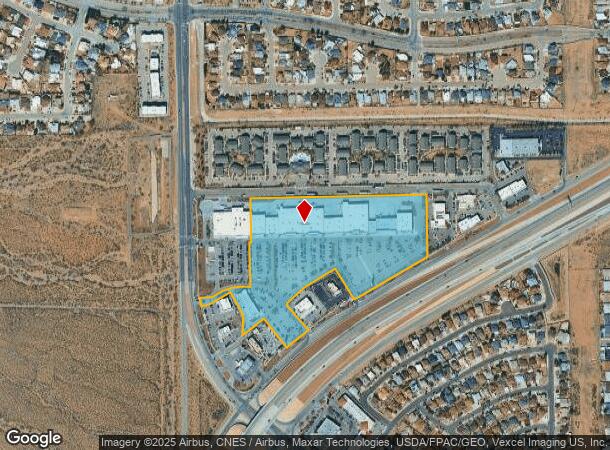 10771 Gateway Blvd S, El Paso, TX Parcel Map