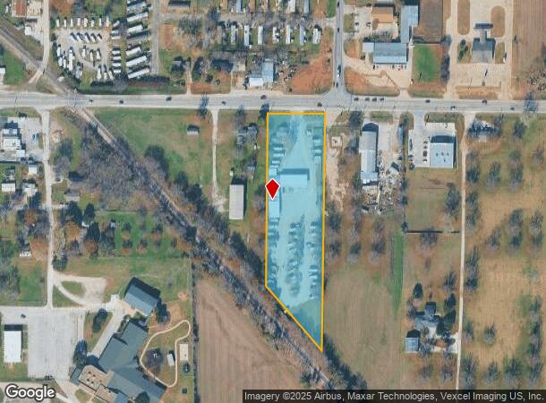 538 E Rock Island Ave, Boyd, TX Parcel Map