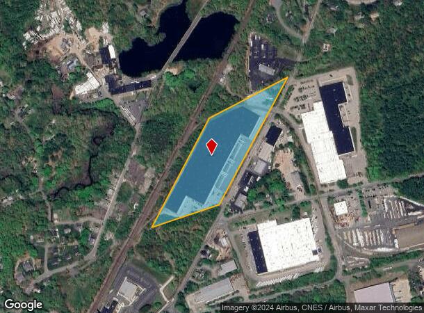  390 Oakland St, Mansfield, MA Parcel Map