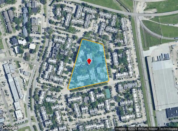 2001 Oak Creek Rd, New Orleans, LA Parcel Map