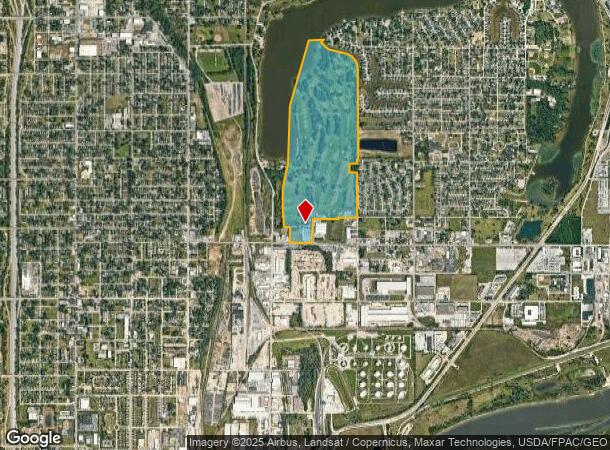 210 Locust St, Carter Lake, IA Parcel Map