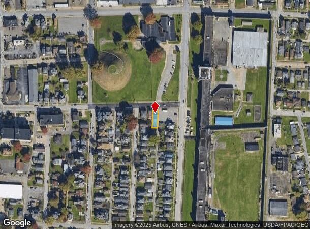 805 10Th St, Moundsville, WV Parcel Map