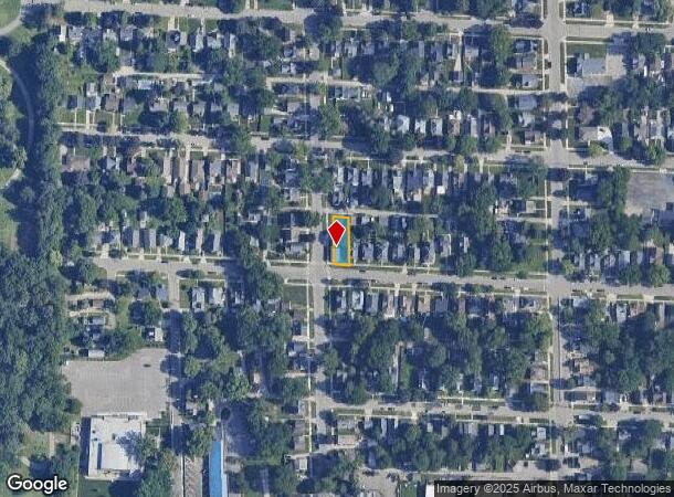  1253 Crosby St Nw, Grand Rapids, MI Parcel Map