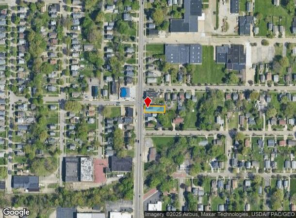  879 Brown St, Akron, OH Parcel Map