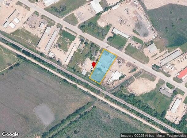 2209 S Kaufman St, Ennis, TX Parcel Map
