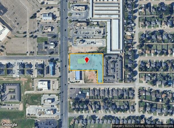  8601 University Ave, Lubbock, TX Parcel Map