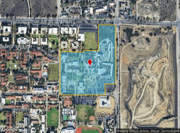 1050 N Mills Ave, Claremont, CA Parcel Map