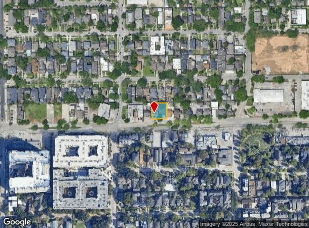  1648 Richmond Ave, Houston, TX Parcel Map