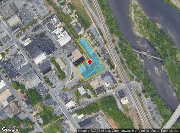  1312 Commerce St, Lynchburg, VA Parcel Map