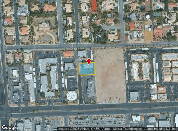 7656 W Sahara Ave, Las Vegas, NV Parcel Map