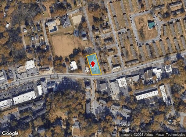  1050 Baxter St, Athens, GA Parcel Map