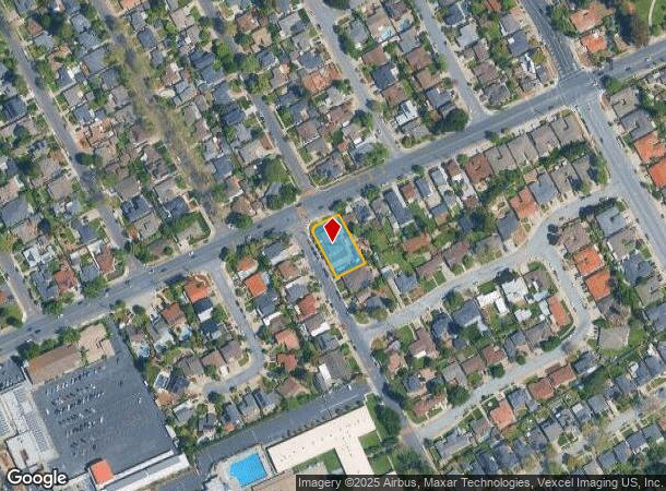  1548 Curtner Ave, San Jose, CA Parcel Map