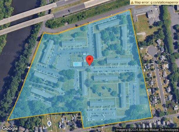  1100 Newportville Rd, Croydon, PA Parcel Map