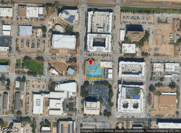 100 E Abram St, Arlington, TX Parcel Map