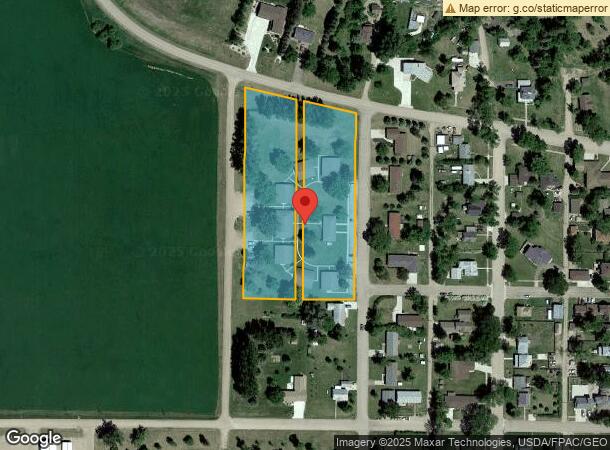  512 2Nd St Nw, Lamoure, ND Parcel Map