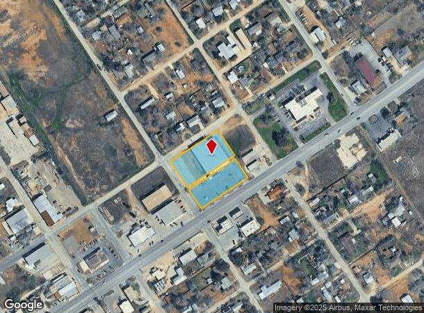 1205 Oak St, Jourdanton, TX Parcel Map