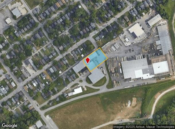  2143 Willow St, New Albany, IN Parcel Map