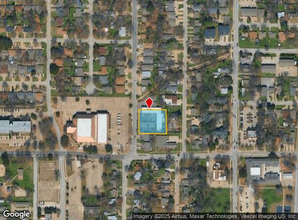 515 N Oak St, Arlington, TX Parcel Map