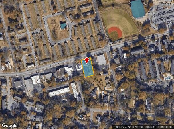  1015 Baxter St, Athens, GA Parcel Map
