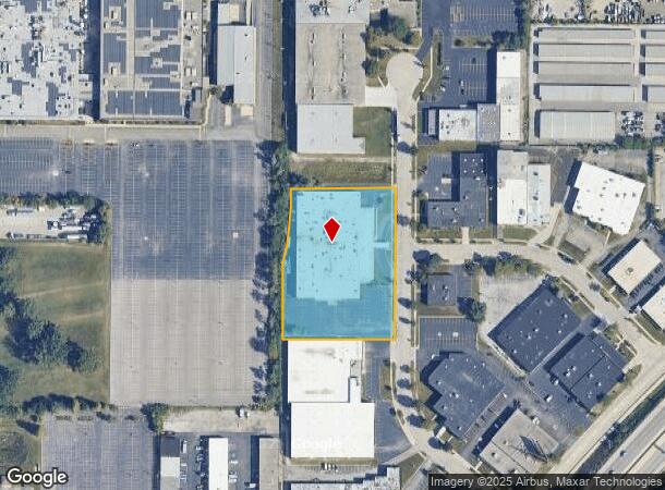 1101 Carnegie St, Rolling Meadows, IL Parcel Map