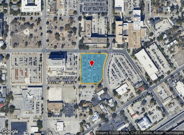 206 W Cypress St, San Antonio, TX Parcel Map