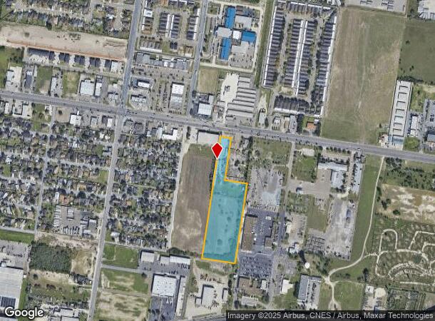  621 W Ferguson St, Pharr, TX Parcel Map