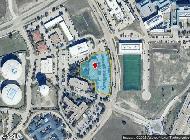  1111 Raintree Cir, Allen, TX Parcel Map