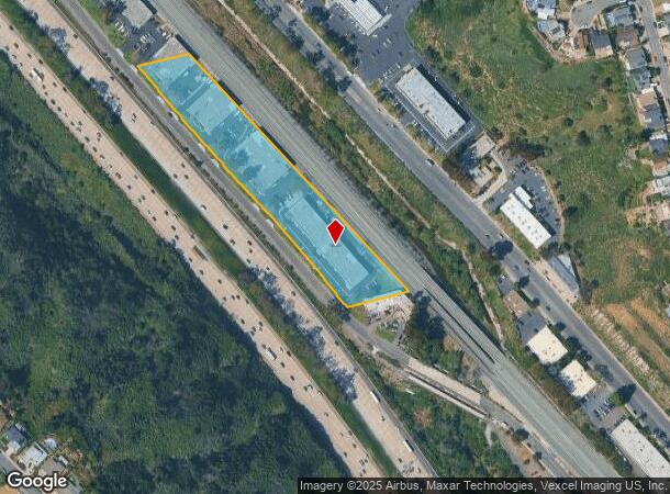  5111 Santa Fe St, San Diego, CA Parcel Map