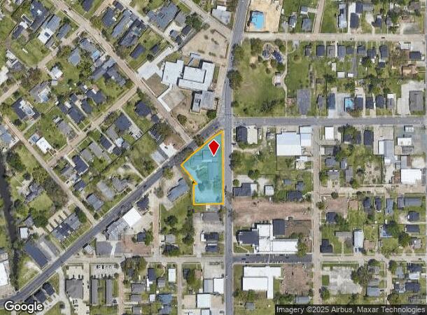  1628 Ryan St, Lake Charles, LA Parcel Map