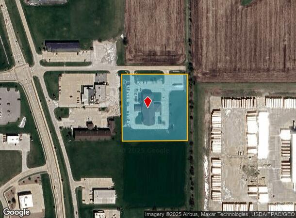 1200 E Baker St, Mount Pleasant, IA Parcel Map