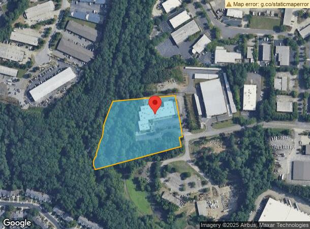  1100 Old Ellis Rd, Roswell, GA Parcel Map