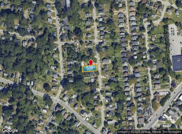  6408 Brook Ave, Baltimore, MD Parcel Map